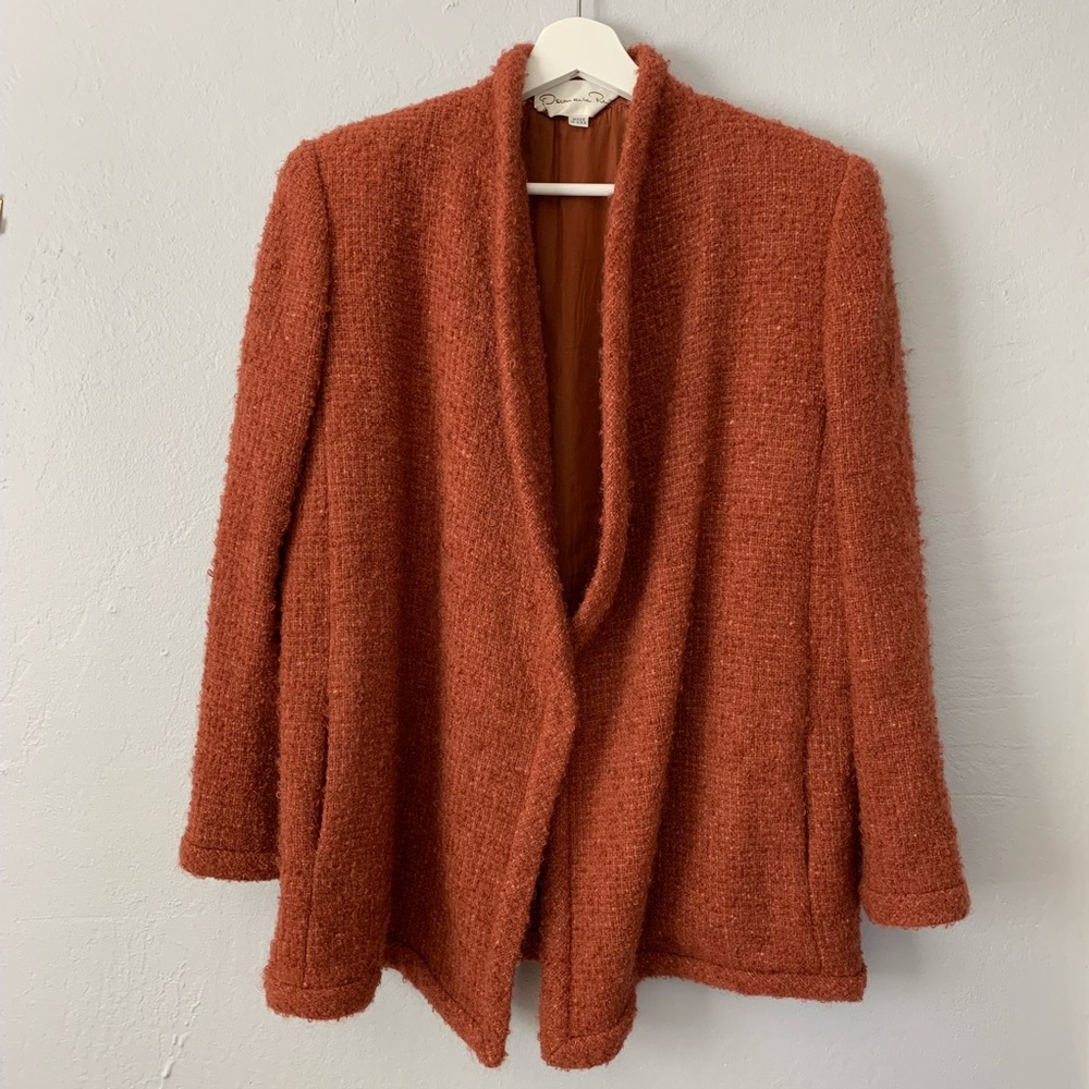 Vintage Oscar De La Renta Tweed Jacket - Picture 2 of 5